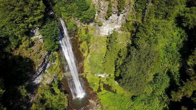 Travel destination river waterfall, Macahel National Park, Borcka, Artvin, Turkey