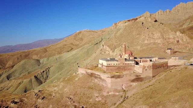 Agri Dagi, Dogubeyazit, Ishak Pasha Palace, Mount Ararat Steppes, Turkey
