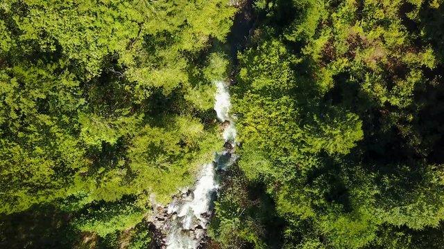 Travel destination river waterfall, Macahel National Park, Borcka, Artvin, Turkey