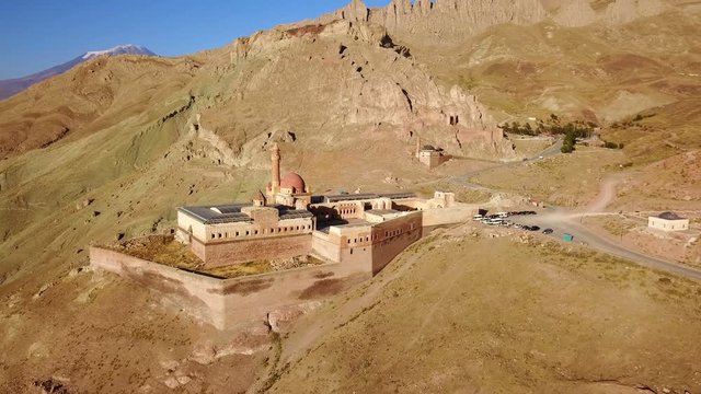 Agri Dagi, Dogubeyazit, Ishak Pasha Palace, Mount Ararat Steppes, Turkey
