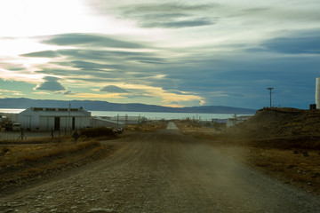 landscapes of el calafate in argentina