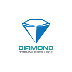 Diamond Logo Template Design, Emblem, Concept Design, Creative icon