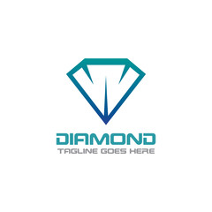 Diamond Logo Template Design, Emblem, Concept Design, Creative icon