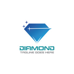 Diamond Logo Template Design, Emblem, Concept Design, Creative icon