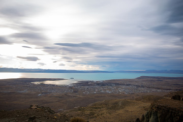 landscapes of el calafate in argentina