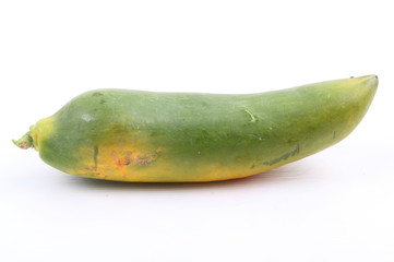 Papaya isolated on white background