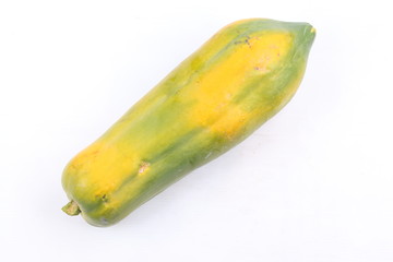 Papaya isolated on white background