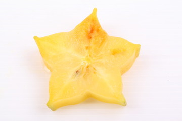 Fototapeta premium star apple isolated on white background