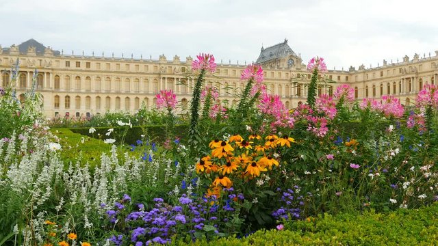 versailles palace, paris, france, 4k