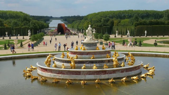versailles palace, paris, france, 4k