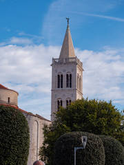 Fototapeta na wymiar Zadar Old Town on the Adriatic Coast, Croatia