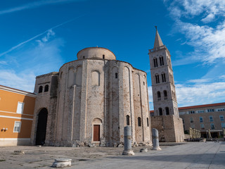 Church of St. Donatus in Zadar on the Adriatic Coast, Croatia