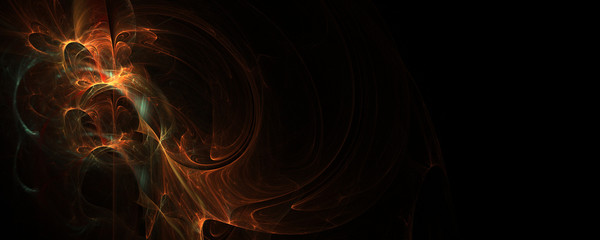 Abstract galaxy clouds background