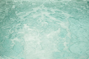 wave machine make flowing water in onsen japanese bathtub .