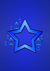Obraz premium Abstract, simple background with stars