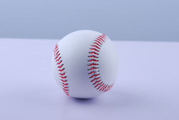 A professional baseball isolated on white