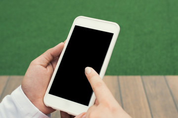 hand hold and touch screen smart phone