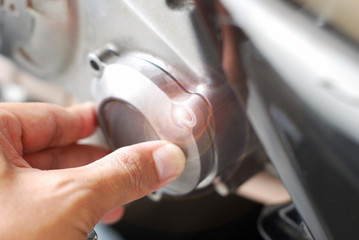 New Engine oil filter change