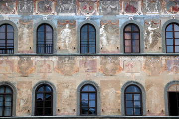 Architectonic heritage in the old town of Florence