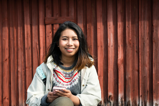 Portrait od teenage girl