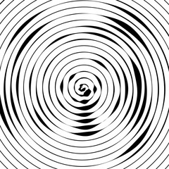 Abstract background. Vector illustration of psychedelic spiral with radial rays. Twisted comic effect. Vortex backgrounds. Hypnotic spiral