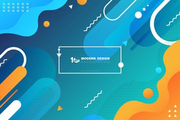 Abstract colorful of contrast design with geometric elements design decoration background. illustration vector eps10