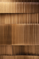 Pressed cardboard texture close up