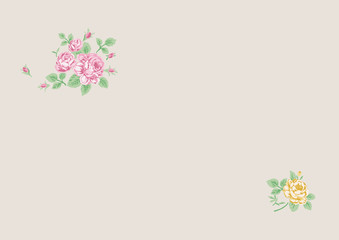 薔薇　バラ　ロココ調