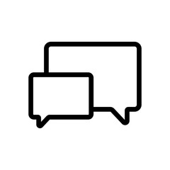 Fototapeta premium correspondence icon vector. A thin line sign. Isolated contour symbol illustration