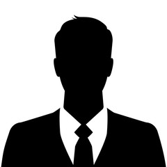 Businessman icon - can be used as avatar or profile picture