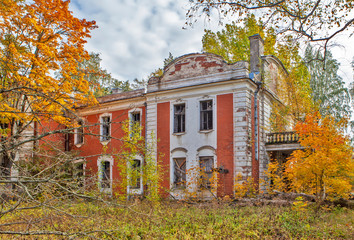 Barracks of the Life Guards of the Consolidated Cossack Regiment and the Life Guards of the 5th Cavalry Battery. Pavlovsk. St. Petersburg. Russia