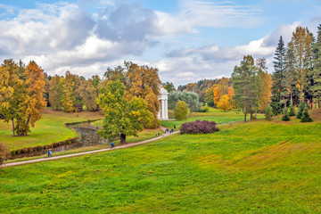 Pavilion Temple of Friendship. Pavlovsk. St. Petersburg. Russia