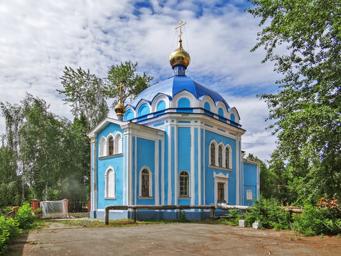 The Grieving Church or the Church of the Icon of the Mother of God "Joy of All Who Sorrow". Grieving convent. Nizhny Tagil. Sverdlovsk region. Russia