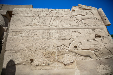 Hieroglyphic writings in Egypt