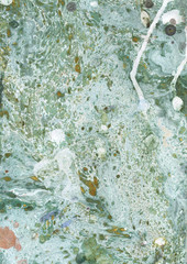 Stone.Green ,gray,blue  background stone wall texture , water texture ,unique technology of painting with paints on water. For tile design, background, stone imitation
