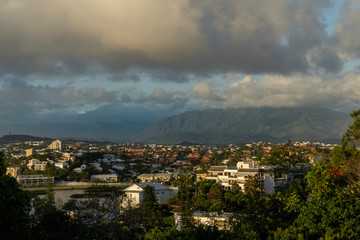 Sweeping town view of Anse Vata, New Caledonia