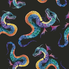 seamless pattern with dragons texture, textured, traditional, wallpaper
