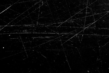 texture with scratches on a black