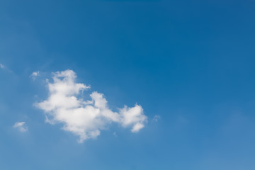 blue sky with white clouds