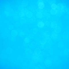Abstract blur blue bokeh background.