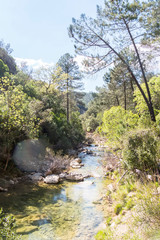 Naklejka na ściany i meble Borosa river route in the Sierra de Cazorla, Segura and Las Villas natural park