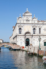 Fototapeta na wymiar Scuola Grande di San Marco in Campo dei Santi Giovanni e Paolo, Castello, Venice, Veneto, Italy