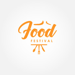 Fototapeta na wymiar Food Festival Vector Design Template