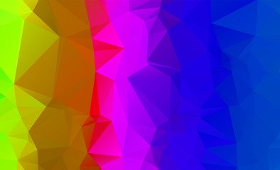 Abstract multicolor full Color rainbow background. Vector polygonal design illustrator