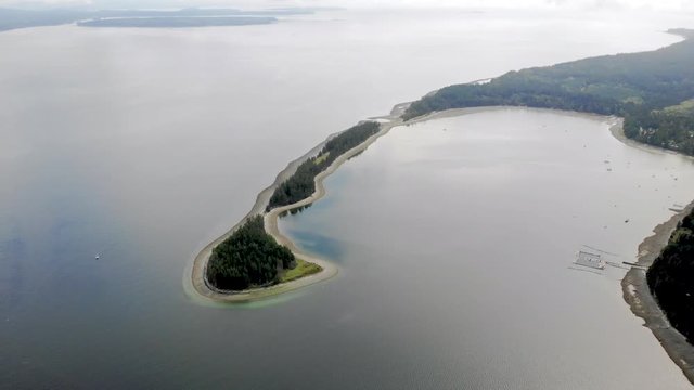 Vancouver Island, Rebecca Spit Marine Provincial Park at Quadra Island by Vancouver Island British Colombia Canada