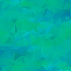 Abstract multicolor emerald green background. Vector polygonal design illustrator