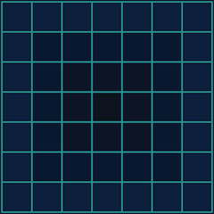 Abstract seamless background in a classic blue color. Visual illusion of the gradient. The background is divided into squares. Vector illustration for design and web.
