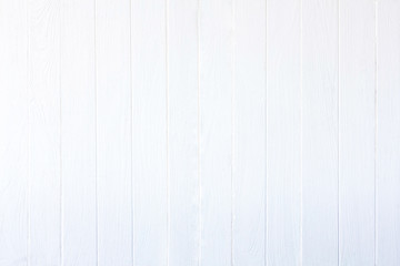 Vintage white wood background . Old wooden plank painted in white color.