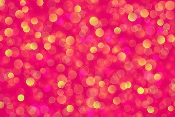 Crimson shiny background with bokeh