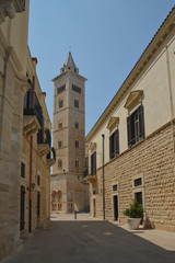 The cathedral of Trani, an Italian town on the Mediterranean Sea